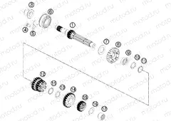 TRANSMISSION I - MAIN SHAFT