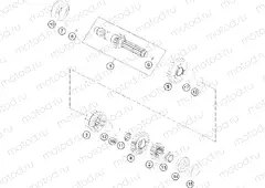 TRANSMISSION I - MAIN SHAFT