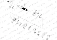 TRANSMISSION I - MAIN SHAFT