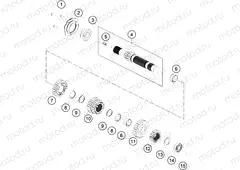 TRANSMISSION I - MAIN SHAFT