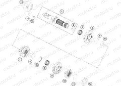 TRANSMISSION I - MAIN SHAFT