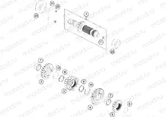 TRANSMISSION I - MAIN SHAFT