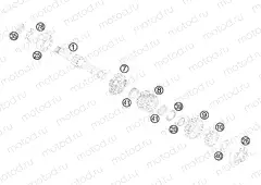 TRANSMISSION I - MAIN SHAFT|Engine|33
