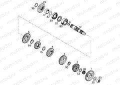 TRANSMISSION II - COUNTERSHAFT