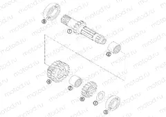 TRANSMISSION II - COUNTERSHAFT