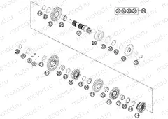 TRANSMISSION II - COUNTERSHAFT