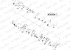 TRANSMISSION II - COUNTERSHAFT|Engine|33