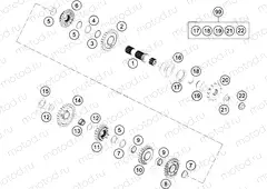 TRANSMISSION II - COUNTERSHAFT|Engine|33
