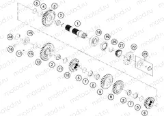 TRANSMISSION II - COUNTERSHAFT|Engine|33