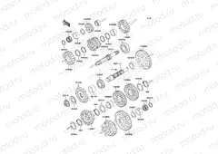 Transmission(ZX600-E1/E2/E3)