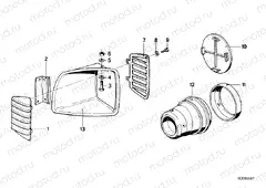 Trim panel air inlet