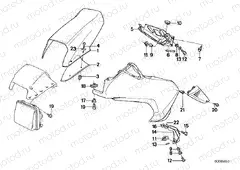Trim panel mounting parts