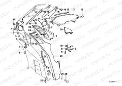 Trim panel mounting parts
