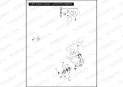 TURN SIGNAL MODULE & IGNITION SWITCH