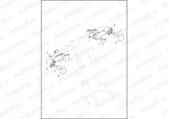 TURN SIGNALS, FRONT - XG500, XG750