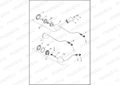 TURN SIGNALS, REAR - FLFB, FLFBS, FLSB, FLSL, FXBB, FXBR, FXBRS, FXFB, FXFBS, FXLR (1 OF 2)