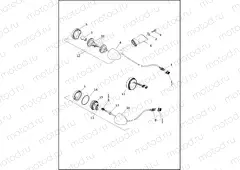 TURN SIGNALS, REAR - FLFBS, FLSB, FXBBS, FXFBS, FXLRS, FXST, FXBR (2 OF 2)