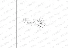 TURN SIGNALS, REAR - FLHC, FLHCS