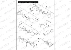 TURN SIGNALS & TAIL LAMP - 1200N