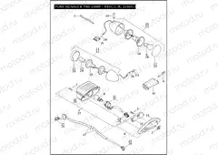 TURN SIGNALS & TAIL LAMP - 883C/L/R, 1200C/L