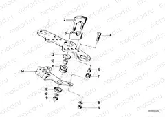 Upper fork cross brace