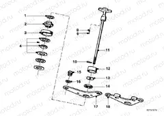 Upper fork cross brace