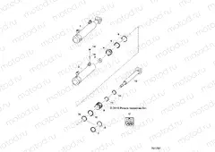V-BLADE | V-BLADE, HYDRAULIC CYLINDER - D17B3/4PD1AJ (701781)