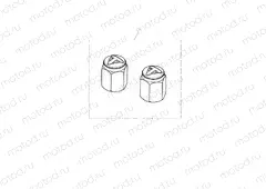 Valve Cap Kit, Bubble Badge