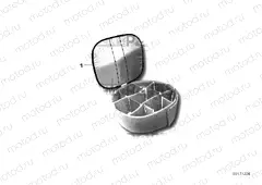 Vario insert, tank saddlebag