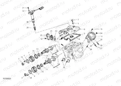 VERTICAL CYLINDER HEAD - TIMING [MOD:HYM 950]