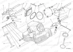VERTICAL CYLINDER HEAD - TIMING [MOD:SCR800C]