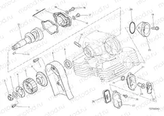 VERTICAL CYLINDER HEAD - TIMING [MOD:SCR800CR]
