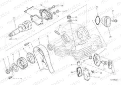 VERTICAL CYLINDER HEAD - TIMING [MOD:SCR800DK]
