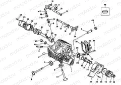 VERTICAL CYLINDER HEAD » VALVE DRIVE