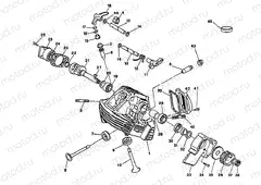 VERTICAL CYLINDER HEAD » VALVE DRIVE