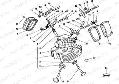 VERTICAL CYLINDER HEAD » VALVE DRIVE