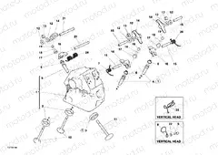 VERTICAL CYLINDER HEAD » VALVE DRIVE