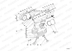 VERTICAL CYLINDER HEAD » VALVE DRIVE