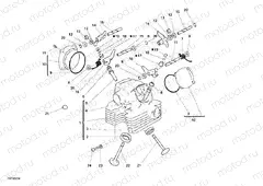 VERTICAL CYLINDER HEAD » VALVE DRIVE