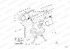 VERTICAL CYLINDER HEAD » VALVE DRIVE