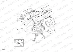 VERTICAL CYLINDER HEAD » VALVE DRIVE