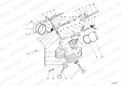VERTICAL CYLINDER HEAD » VALVE DRIVE