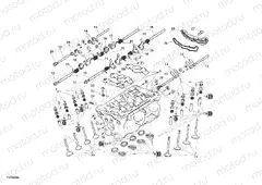VERTICAL CYLINDER HEAD » VALVE DRIVE