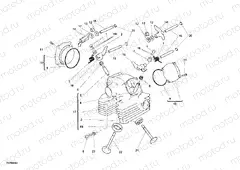 VERTICAL CYLINDER HEAD » VALVE DRIVE