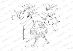 VERTICAL CYLINDER HEAD » VALVE DRIVE