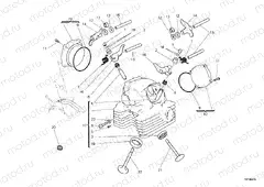 VERTICAL CYLINDER HEAD » VALVE DRIVE