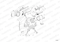 VERTICAL CYLINDER HEAD » VALVE DRIVE
