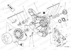 WATER PUMP-ALTR-SIDE CRNKCSE COVER » COOLING SYSTEM