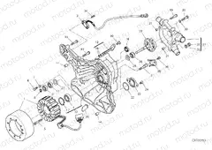 WATER PUMP-ALTR-SIDE CRNKCSE COVER [MOD:SS 939]