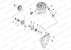 WATER PUMP ASSEMBLY 350 2X4 / W927539 (4922882288034A) | WATER PUMP ASSEMBLY 350 2X4 / W927539 (4922882288034A)